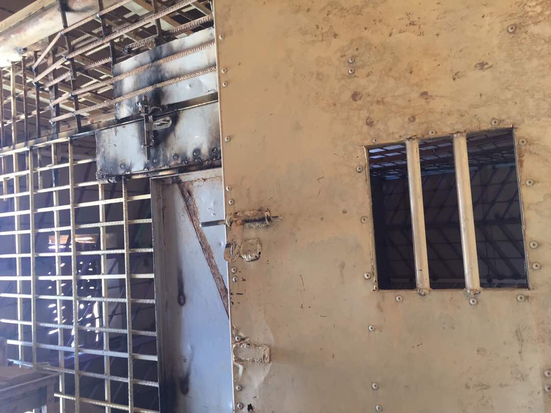 Islamic State (IS) prison in the village of al-Cairo near Qairwan, west of Mosul, May 21, 2017. (Photo: Hashd al-Shaabi)